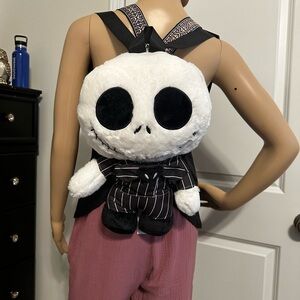🌟NEW🌟Large Jack Skellington Plush Backpack